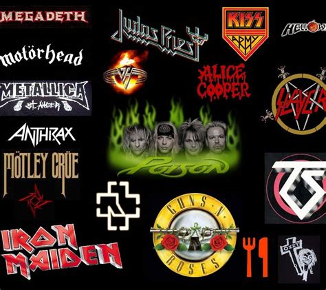 80s Band Logos