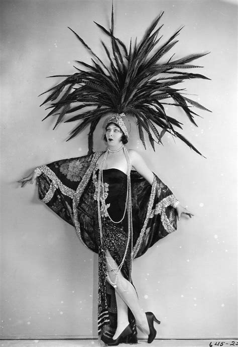 Ziegfield Showgirl C 1920 Designed By Eithertravis Banton Or Howard Greer Vintage
