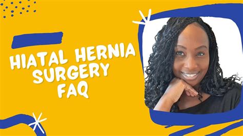 Hiatal Hernia Surgery Repair Faq Youtube