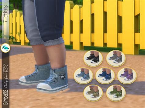 The Sims Resource Denim Sneakers By Birba32 • Sims 4 Downloads