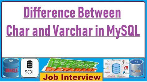 10 What Is The Difference Between Char And Varchar In MySQL YouTube
