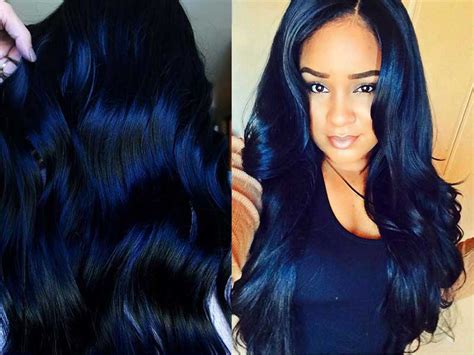 If you are looking for a new shade, then this is a color you should totally try out. 15 Stunning Navy Blue Black Hair Color Ideas For A Chic Look