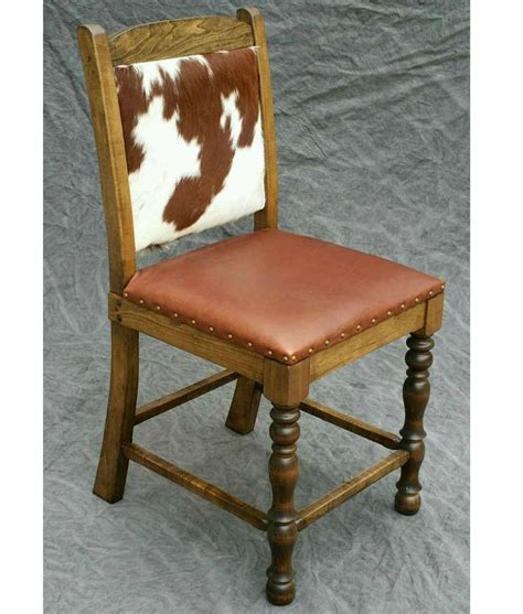 Made to order any height. Cowhide Bar Stool | Cowhide Counter Stool | Cowhide Dining ...