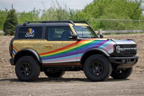 Rainbow Ford Bronco Wildtrak Is Part Of New Pride Tradition