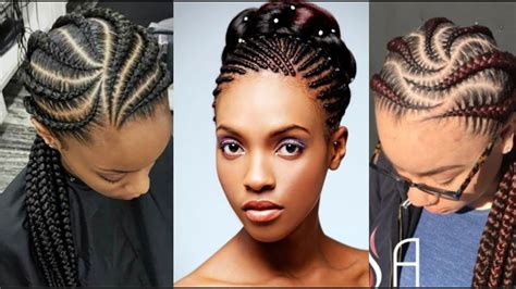 Braid styles for men are the new cool hairstyles, and the trend towards longer hair has opened up the finished braided hairstyle will vary depending on your hair type and thickness, but the man. Latest Braids Styles and Designs for Ladies 2017 - YouTube
