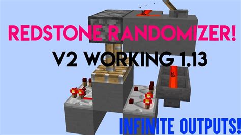 Minecraft Randomizer Working 113 Infinite Outputs Youtube