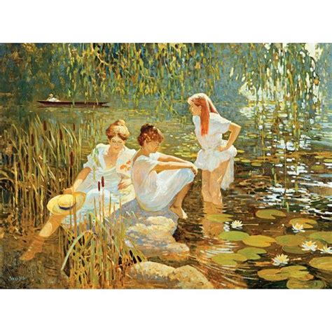 James Hill Woman Painting Women Bathing Painting