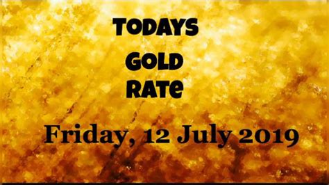 Gold has long been considered an important asset, and the tradition of giving gold remains quite robust today. 12/07/2019Gold rate today || Gold price in Vijayawada || Todays gold rate |Gold rate today in ...