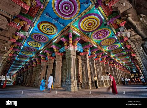India Tamil Nadu Madurai Sri Meenakshi Temple The Largest Hindu