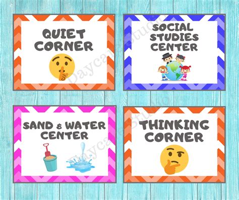 Daycare Center Signschildcare Printable Signs For Preschool And