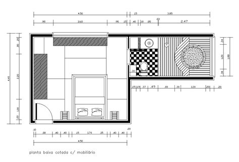 440x450 Meter Master Bedroom Plan Autocad Drawing Download Dwg File