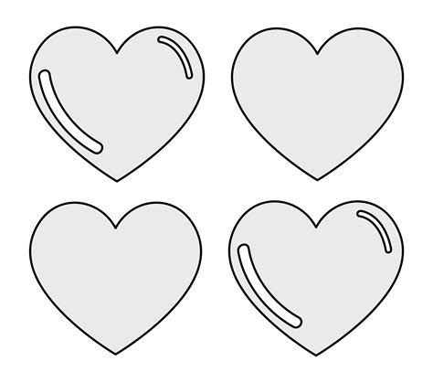 9 Best Images Of Heart Pattern Printable Template Free Printable