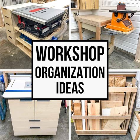 Small Garage Workshop Organization Ideas - The Handyman's Daughter
