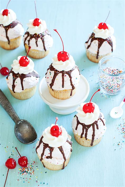 Ice Cream Sundae Cupcakes Cupcake Recipes Popsugar Food Photo 41