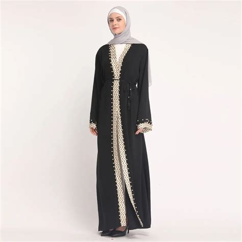 Arab Abaya Femme Kimono Kaftan Robe Dubai Islam Muslim Hijab Dress