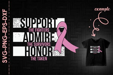 Support The Breast Cancer Fighters By Utenbaw TheHungryJPEG