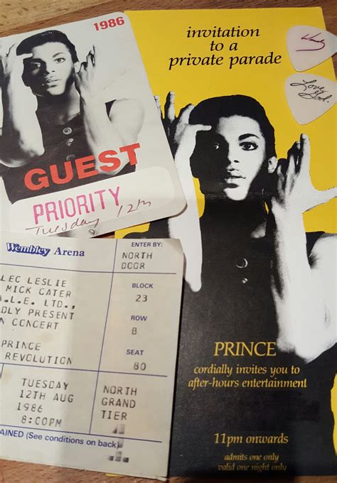 Leo Hickman On Twitter When I Was 14 Prince Handed Me These Two