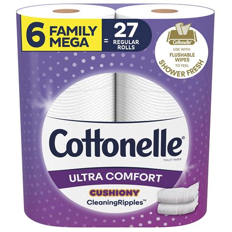 Buy Cottonelle Ultra Comfort Toilet Paper With Cushiony Cleaningripples