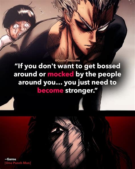 7 Powerful Garou Quotes One Punch Man Hq Images Qta One Punch