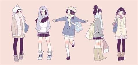 Anime Fashion Girls Winter Outfits Anime Amino