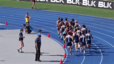3000m u18yrs men final australian athletics championships olympic park sydney 6 04 2019 youtube