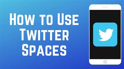 How To Use Twitter Spaces How To Host A Twitter Space Youtube