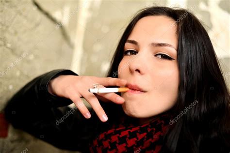 Woman Smoking E Cigarette — Stock Photo © Muro 24264787