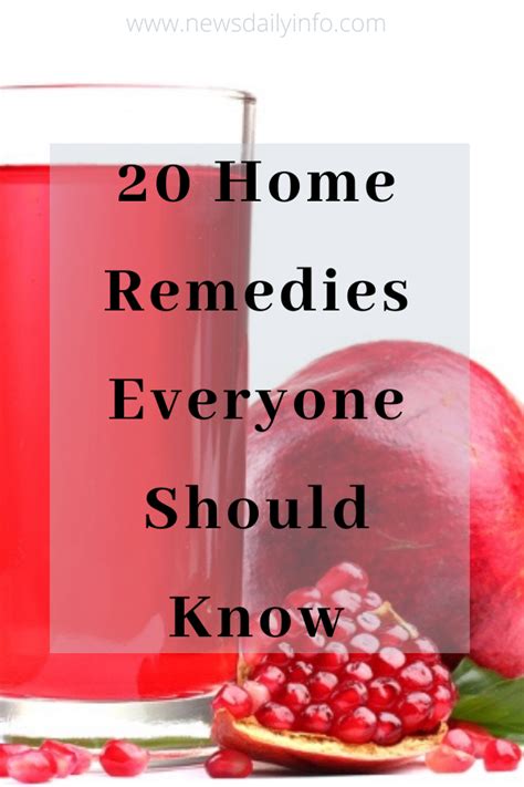 20 Home Remedies Everyone Should Know Remedies How To Stay Healthy