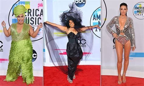 The Worst Dressed Stars At The 2017 American Music Awards Daily Mail Online