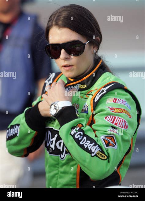 Danica Patrick Prepares Herself To Get Into Her Car For The Start Of