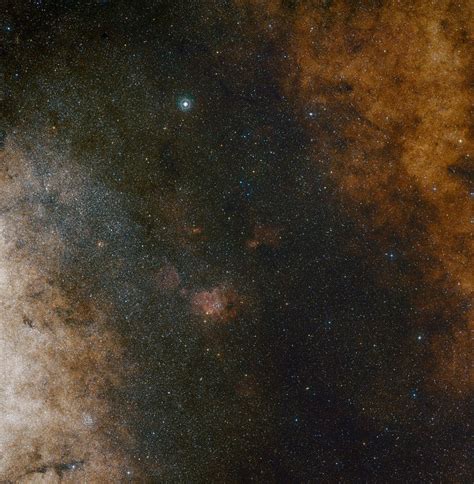 Wide Field View Of The Centre Of The Milky Way Eso