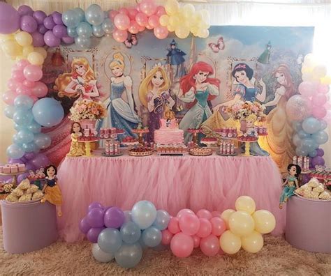 Decoración Fiesta Princesas Decoracion Cumpleaños De Princesas Decoracion De Fiesta Princesa