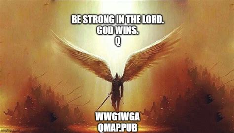 be strong in the lord god wins imgflip
