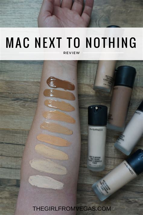 Mac Next To Nothing Foundation Swatches Amanda Pamblanco Mac Next