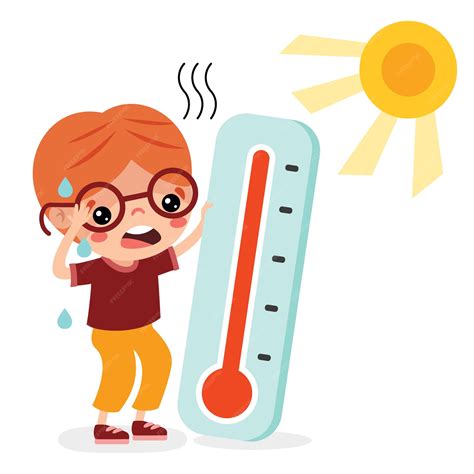 Premium Vector | Hot Weather And Sunny Day