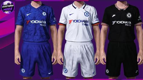Kits Chelsea Fc Pes 2020 Download By Mysterio Modz Youtube