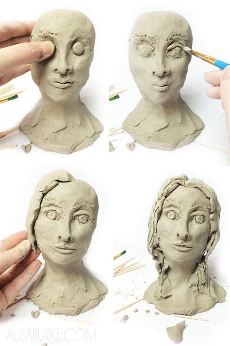 Alisaburke Working With Air Dry Clay Air Dry Clay Sculpture