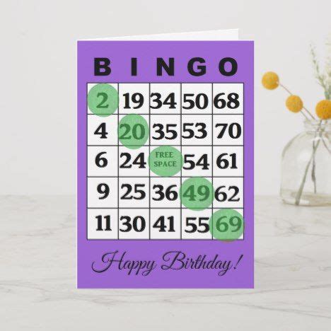 Maybe you would like to learn more about one of these? Happy Birthday BINGO Card | Zazzle.com | Bingo cards ...