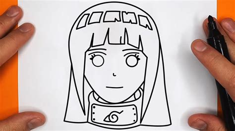 Como Dibujar A Hinata Hyuga Naruto Shippuuden Paso A Paso F Cil Y