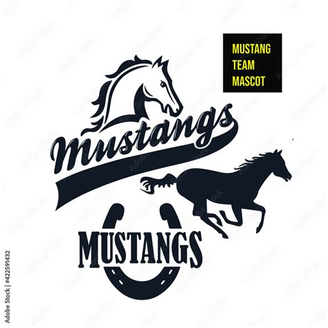 Mustang Team Mascot Stock Illustration Collection Of Mascot Graphics