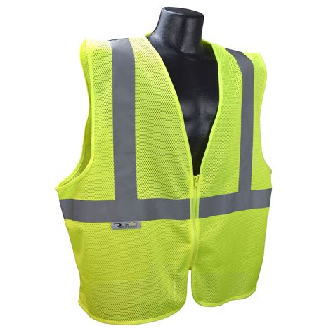 Professional quality at affordable prices. Radians SVE1 Reflective Safety Vest w/ Zipper - iWantWorkwear