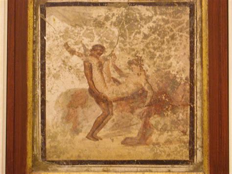Erotic Scene From Pompeii Naples Archaeological Museum Secret Room