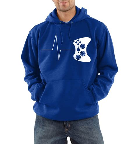Heartbeat Of A Gamer Hoodies Funny Gaming 2019 Men New Arrival