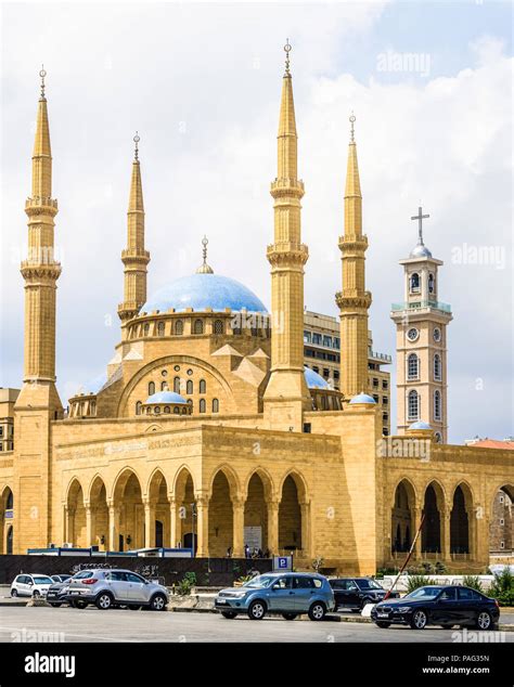 Mohammad Al Amin Mosque And Saint Georges Maronite Cathedral Beirut