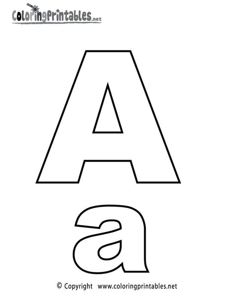 Free Letter A Printables