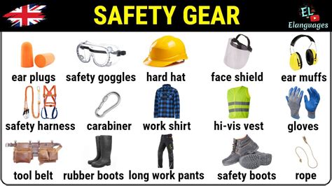 Safety Gear Clothing Personal Protective Equipment PPE Protection