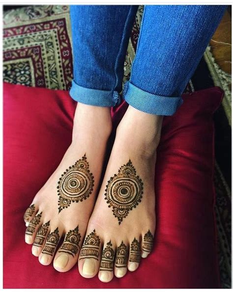 Simple Henna Designs For Beginners On Feet