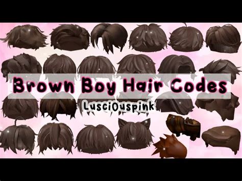Roblox Hair Codes Black Boy