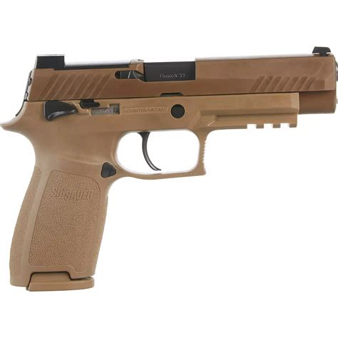 Sig Sauer P320 M17 Coyote Manual Ns 9mm Full Sized 17 Round Pistol