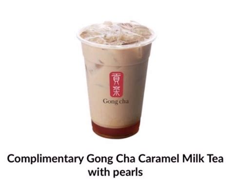 Now Till 20 Jun 2021 Get Your Free Gong Cha Caramel Pearls Milk Tea